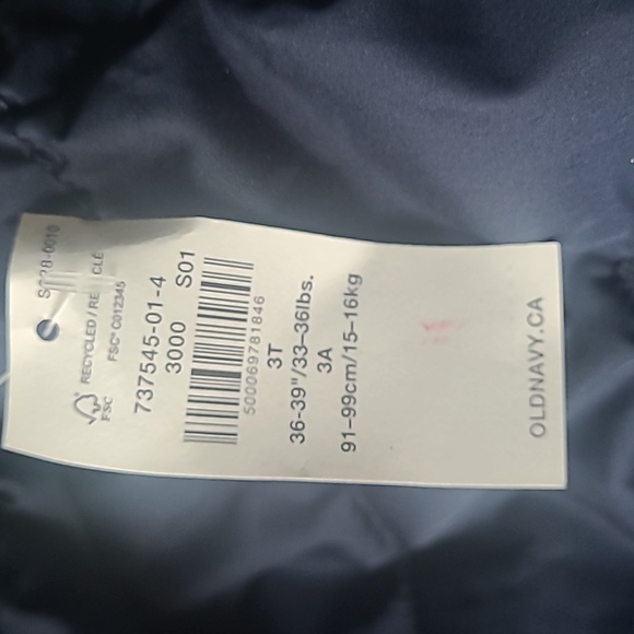 NWT 3T hooded puffer jacket - Picture 4 of 4